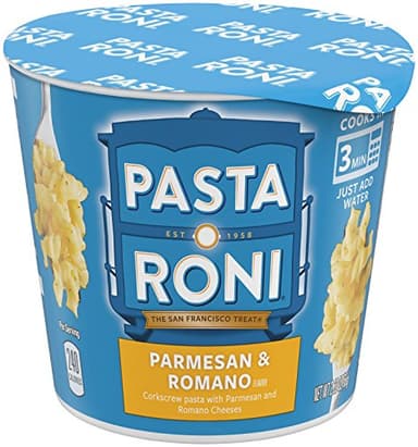 Pasta Roni Cups Mix 2.32 oz Pack of Cups, Parmesan & Romano Cheese Pasta, 27.84 Ounce, (Pack of 12) - Image 5