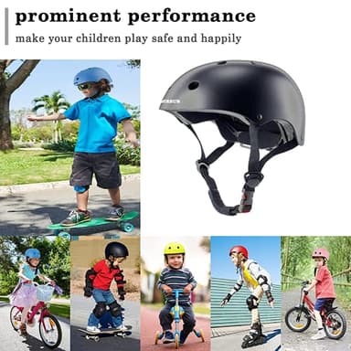 BURSUN Kids Bike Helmet Ventilation & Adjustable Toddler Helmet for Ages 8-14 Kids Boys Girls Multi-Sport Helmet for Bicycle Skate Scooter, 5 Colors - Image 7