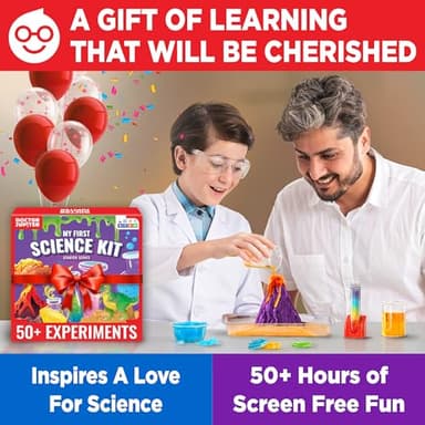 Doctor Jupiter My First Science Kit, Chemistry Set for Kids Ages 4-5-6-7-8 | Birthday Gift Ideas for 4+ Year Old Boys & Girls | Toy Stem Kit with 50+ Experiments | Learning & Educational Projects - Image 7