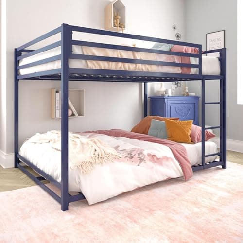 DHP 4306619 Miles Metal Full, Blue Bunk Bed Blue - Image 1