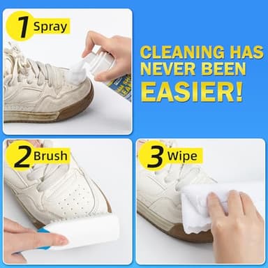 Tidybond Shoe Cleaner Kit, Deep Cleaning Sole & Sneaker Cleaner, White Shoe Cleaner for Sneakers, Tennis Shoes, Leather, Canvas, Rubber and more– 6.76 oz - Image 5