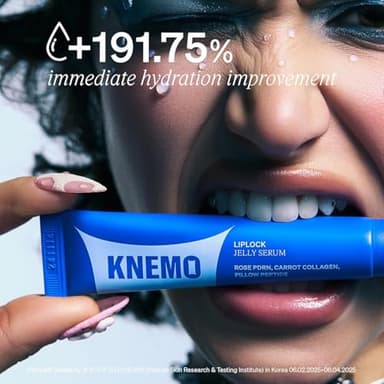 KNEMO LipLock Jelly Serum for Dry Lips, Long-Lasting, Hydrating, Plumping, Glossy Mask with Rose PDRN, Carrot Collagen, Pillow Peptide, Moisturizing Tinted Lip Balm. (Crystal Clear) - Image 4