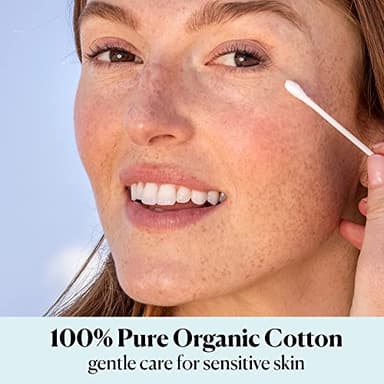 Sky Organics - Organic Cotton Swabs, 500 ct. - Ultra Soft Tips - Strong & Durable - Hypoallergenic - Chlorine Free - Sustainable - with Ebook - Natural, Vegan & Cruelty Free - Skin Care & Self Care - Image 4