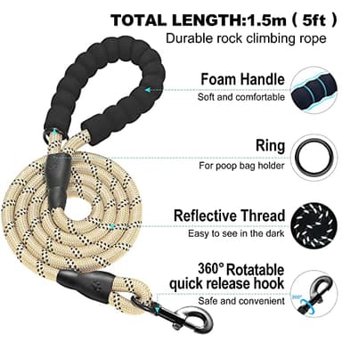 haapaw Dog Harness with Leash Set, No Pull Adjustable Reflective Step-in Puppy Harness with Thickened Padded Vest for Extra-Small/Small Medium Dogs - Image 3