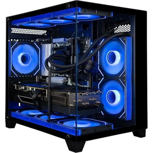 Panorama Gaming PC Desktop (NVD GeForce RTX 5070 Ti, Intel 24-Core i9-14900KF Processor, 32GB DDR5 RAM, 2TB NVMe Gen4 SSD, WiFi 6E, HDMI, Windows 11 Pro) Best 2025 Prebuilt Tower RGB Gamer Computer - Image 1