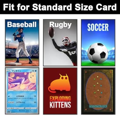 Standard Black MTG Card Sleeves 500 Pack, Card Protectors Sleeves Matte Back Finish, Perfect Shuffling - Protect All Your Trading Cards, TCG Cards & Sports Cards by Fabmaker, Never Tear 66x91mm - Image 5