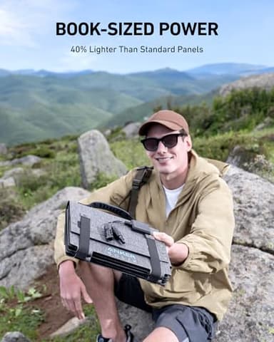 Anker SOLIX C300 DC Power Bank Station and 60W Solar Panel, 288Wh Portable Power Station, LiFePO4 Battery, 300W Solar Generator, for Outdoor, Camping, Traveling, and Emergencies - Image 6