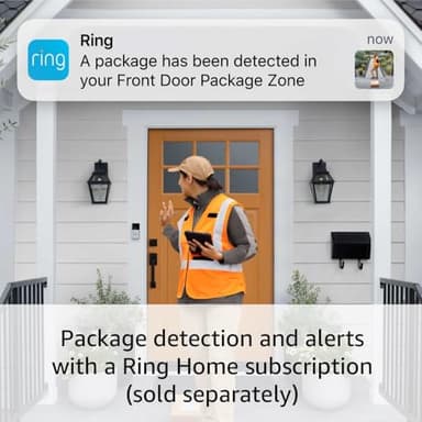 Ring Battery Doorbell with Ring Indoor Cam 2nd Gen (White) - Image 3