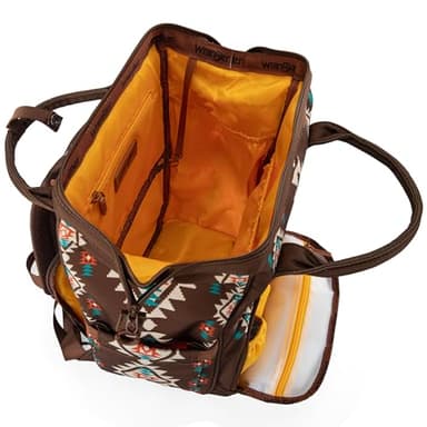 Montana West Wrangler Callie Diaper Bag Backpack with Stroller Straps Multifunction Baby Travel Bag WG2204-9110CF - Image 4