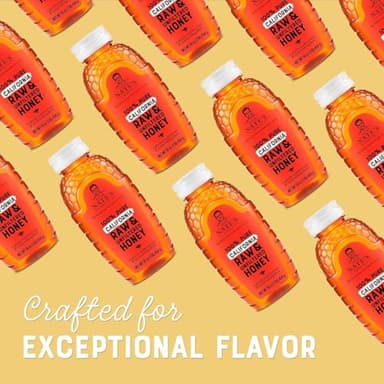 Nate's California 100% Pure, Raw & Unfiltered Honey - 16 oz. Squeeze Bottle - All-natural Sweetener - Image 7