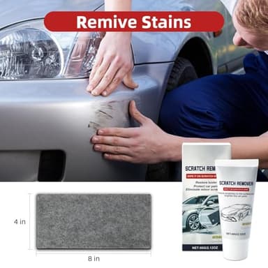 Nano Sparkle Cloth Car Scratch Remover,Purpose Nano Magic Cloth Easily Removes Light Scratches, Swirls, and Water Spots, Car Scratch Repair Kit - Image 2