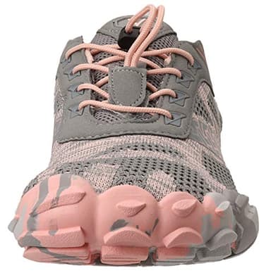 Joomra Minimalist Trail Running Tennis Shoes Walking Size 9-9.5 Women Wide Camping Athletic Hiking Trekking Toes Gym Workout Sneakers Footwear Grey Pink 40 - Image 4