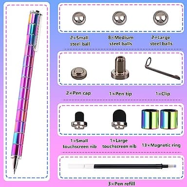 Fidget Pen Gifts For Teenage Girls - Novelty Christmas Stocking Stuffers For Teen Girls, Cool Gadgets Fidget Toys For Adults Anxiety Relief Items For Him Her Best Birthday Gifts For Young Men Women - Image 4