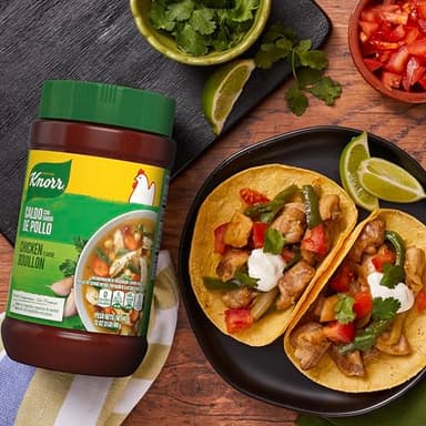 Knorr Granulated Bouillon 3 Count Chicken For sauces, gravies, and soups Fat and Cholesterol Free 32 oz - Image 7