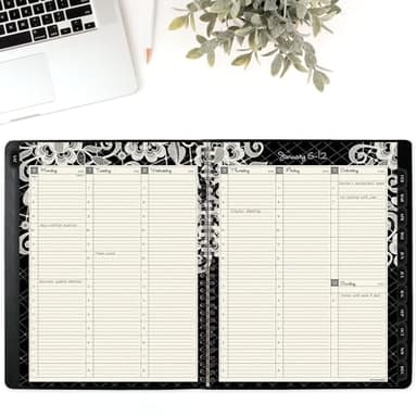 AT-A-GLANCE 2025 Appointment Book Planner, Weekly & Monthly, 8-1/2" x 11", Large, Hourly, Lacey (541-905-25) - Image 2