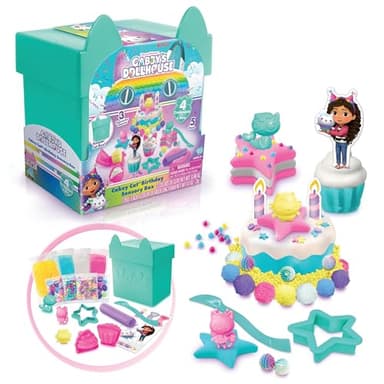 Canal Toys Gabby’s Dollhouse ™ Large Cakey Cat™ Birthday Sensory Box! Get Ready for a paw-Some Party by Sculpting Pretend Party Treats! Age 4+ - Image 5