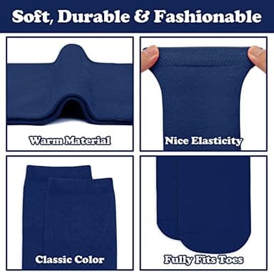 Kids Soccer Socks Toddler Soccer Socks Girls Boys Soccer Socks Kids Tube Socks with Stripes Toddler Knee High Socks - Image 4