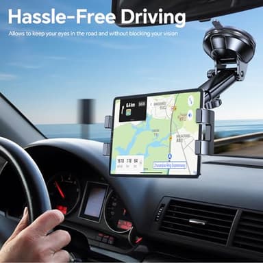 Tablet Holder for Car ipad Holder for Car【Windshield+Dash】Suction Cup ipad Mount for Truck Stand【360° 】Tablet Car Mount soporte para tableta para auto for All 4.7"-12.9" Apple iPad Samsung Galaxy Tab - Image 2