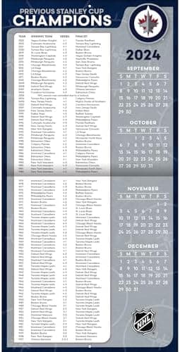 TURNER SPORTS Winnipeg Jets 2025 12x12 Team Wall Calendar (25998011960 - Image 4
