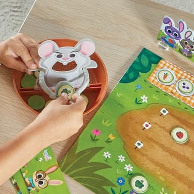 hand2mind Bunny Brunch, Cooperative Board Games, Toddler Educational Toys, Kindergarten Math Games, Preschool Learning Activities, Indoor Recess Games for Classroom, Easter Gifts for Kids - Image 2