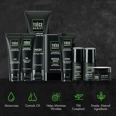 Tiege Hanley Men’s Skin Care Set 30 & 90 Days Routine (30 Day Routine - 8 Piece Set) - Image 4
