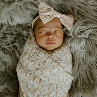 Crane Baby 100% Cotton Muslin Swaddle Blankets, Kendi Safari Animal, Set of 2, 47" x 47", Swaddles for Newborns, Baby Muslin Swaddle Blanket, For Boys & Girls - Image 4