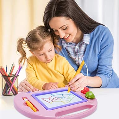 BABLOCVID Toddler Toys,Toys for 1-2 Year Old Girls,Magnetic Drawing Doodle Board for Kids Toy,Educational Learning Baby Toy for 18 Months 1 2 3 Year Old Girl Boy Birthday Easter Gifts,Arts and Crafts - Image 9