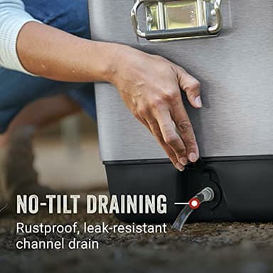 Coleman® Reunion 54 Qt. Steel Belted Cooler, Stainless Steel - Image 5