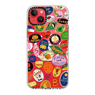 CASETiFY Clear iPhone 14 Plus Case [Not Yellowing / 6.6 ft. 3X Military Grade Drop Protection/Magsafe] - Fruit Stickers - Clear - Image 5