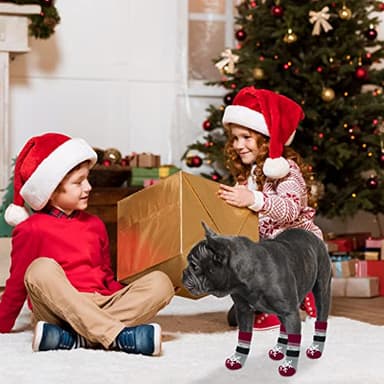 BEAUTYZOO Non Slip Dog Socks to Prevent Licking Paws -Dog Boots & Paw Protectors with Grippers on Hardwood Floors, Dogs Shoes for Hot/Cold Pavement Small Medium Large Senior Dogs Booties - Image 5