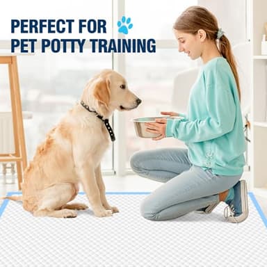 VJJ Dog Pads 100 Pack 30"x36", Dog Pads Extra Large for Pets, Disposable Large Pee Pads for Doggy & Puppy Training Pads, Piddle Pads for Indoor, Outdoor Use - Image 9