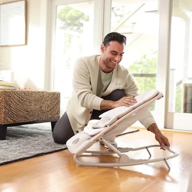 Maxi-Cosi Kori 2-in-1 Baby Bouncer Seat for Infants, Baby Rocker Chair, Portable Baby Bouncer, Classic Slate - Image 7