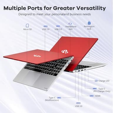 NIMO 15.6 FHD-Laptop, 8 cores Intel i5-12450H 32GB RAM 1TB SSD (Beat AMD R5 5500U,up to 4.4 GHz) 100W Type C IPS Business Laptop-Computer with Backlit Keyboard Fingerprint WiFi6 Win 11 - Image 6