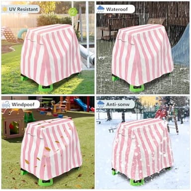 Okcool Kids Water Table Cover Fit Water Table,Outdoor Water Table Toys Cover, A Wide Selection of Cute Colors and Patterns - Image 8