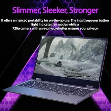 Lenovo LOQ 15 AI Gaming Laptop with Copilot, 15.6" FHD 144Hz, AMD Ryzen 7 7435HS, NVIDIA GeForce RTX 4070, 64GB DDR5 RAM, 2TB SSD, Backlit KB, Bundle with PCO Notebook Folding Radiator, Laptop Cooler - Image 7