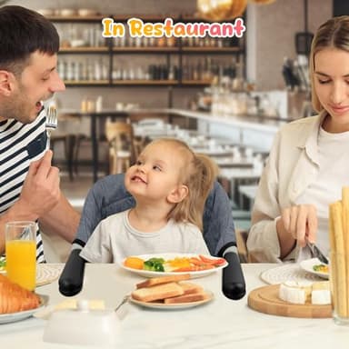 Hook on High Chair for Babies and Toddlers 6-36 Months, Portable and Foldable for Home and Travel, Baby Feeding Chair - Setup in Seconds - Includes Carry Bag (Grey) - Image 9