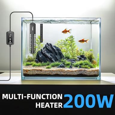 FREESEA Aquarium Heater for Fish Tank: 100W/200W/300W/500W Submersible Fish Tank Heater with Over-Temperature and Off-Water Protection for 20-40 Gallon Saltwater and Freshwater - Image 2