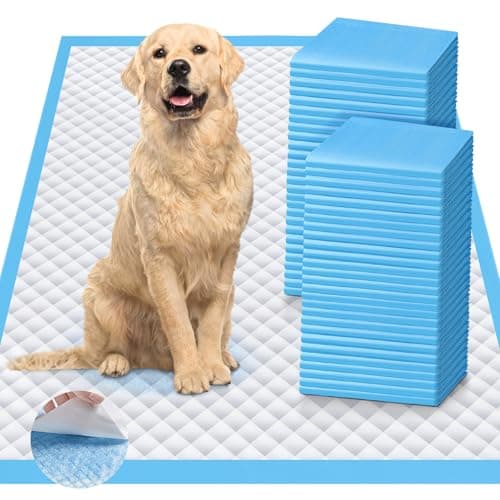 Upgraded 4XL 36"x36" Thicken 6 Layers Dog Pee Pads, Ultra Absorbent Pee Pads, Absorb up to 12 Cups, Leak-Proof & Quick Dry Puppy Pads for Puppy,Surgery, Older,Cats, Rabbits,30 Counts - Image 1