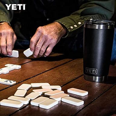 YETI Rambler 20 oz Tumbler, Stainless Steel, Vacuum Insulated with MagSlider Lid, Black - Image 7
