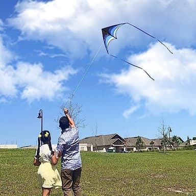 Mint's Colorful Life Delta Kite for Kids & Adults, Extremely Easy to Fly Kite, Best Kites for Beginner - Image 6