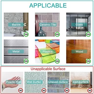 SHANDERBAR Nano Double Sided Tape Heavy Duty - 9.8ft Removable Clear Mounting Tape for Walls, Carpet, Rug & DIY – Strong Two Sided Adhesive Tape – No Residue, Washable, Traceless - Image 5