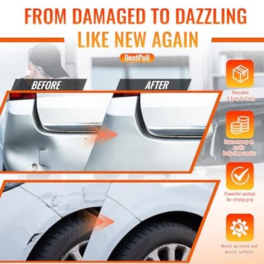 Dent Puller – Multi-Use Car Dent Puller Tool Kit, 10-in-1 Suction Cup Dent Remover for Vehicle Repair, Glass, Tile & Object Lifting - Image 4