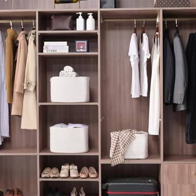 ICERZCZ Storage Baskets for Organizing Shelves, Woven Cotton Rope Bins for Baby Nursery Organization, Book Toy Towel Organizer, 15"x11"x9.5", 3 Packs, Off White - Image 2