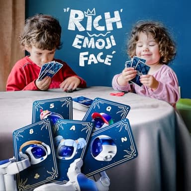 Ruko 6088 Programmable Robot with APP Control, Remote Control, Gesture Sensing Control, Rechargeable Robots Toys for Boys and Girls, Interactive Emoji LED Eyes, QA Games for 3 4 5 6 Years Kids, Blue - Image 6