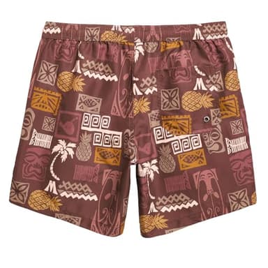 maamgic Mens Swim Trunks Quick Dry Swim Shorts with Mesh Lining Funny Swimwear Bathing Suits 7inch Brown Totem Medium - Image 2