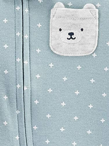 Simple Joys by Carter's Baby 3-Pack Neutral Sleep and Play, Bear/Llama/Rainbow, Preemie - Image 4