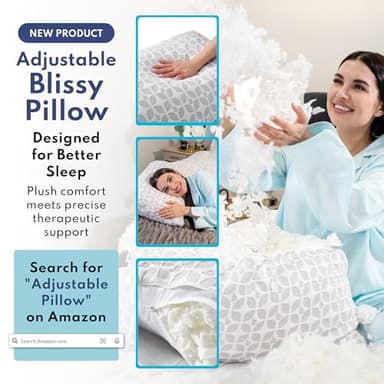Blissy Silk Pillowcase - 100% Pure Mulberry Silk - 22 Momme 6A High-Grade Fibers - Pillow Cover for Hair & Skin - Regular, Queen & King with Hidden Zipper (Standard,Blissy White) - Image 2
