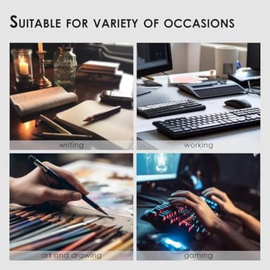 Large Cork Desk Mat - 47.2"x 17" Desk Pad for Office and Home - Ideal for Large Mouse Pad and Desk Mats on Top of Desks(Dark Blue) - Image 7