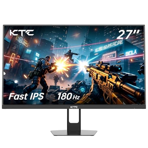 KTC Gaming Monitor 27 inch 180hz 1ms | Fast IPS Screen 1080p Monitor|2 x HDMI 2.0 &1 x Display Port 1.4 | Support Freesync and Wall Mount | 108% sRGB with HDR 10 - Image 1