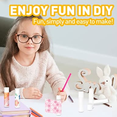 DMSKY Lip Balm Bulk Unlabeled 300 Pack, Custom Chapstick Bulk Natural Ingredients Vitamin E Shea Butter, Gift For Baby Shower & Wedding Favors - Image 6